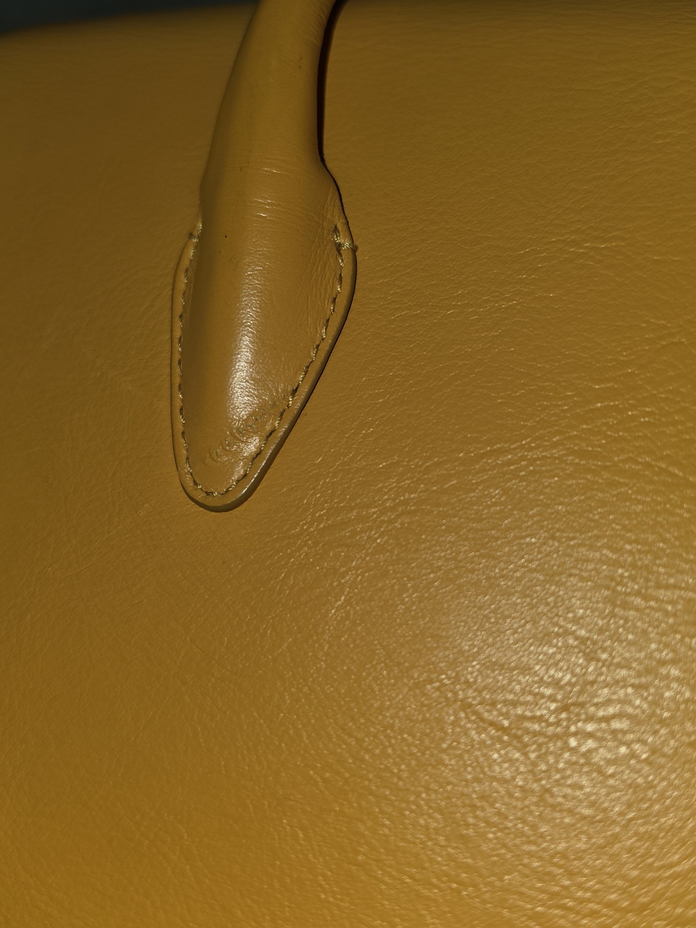 Strathberry Yellow Leather Mini Tote Bag - Picture 7 of 10